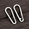 Heavy-Duty Spring Snap Hook Keyring Titanium Keychain Buckles Outdoor Carabiner
