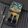 Cat Van Gogh Starry Painting Phone Case For Samsung Galaxy A57 A56 A37 A55 A36 A26 A54 A52 A35 A34 A25 A17 A16 A15 A07 A06 Cover
