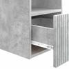 Bathroom Cabinet Concrete Grey 30 x 35 x 50 cm Particleboard