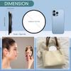 Large 6" 20X Magnifying Mirror with Tweezers, Travel Magnified Mirror 20x with Suction Cups, High Magnification Mirrors 20x for Detailed Make Up