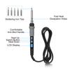 90W Digital Display Soldering Iron, Programmable Digital Temperature Adjustment, Automatic Sleep