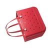 EVA Beach Bag Stylish Swimming Handbag Large Beach Bag with Holes for Shopping Swimming Picnic