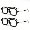 2 Pairs of Retro Round and Square Frame Reading Glasses -+1.0 To+4.0 Magnification Suitable for Both Men and Women Lightweight