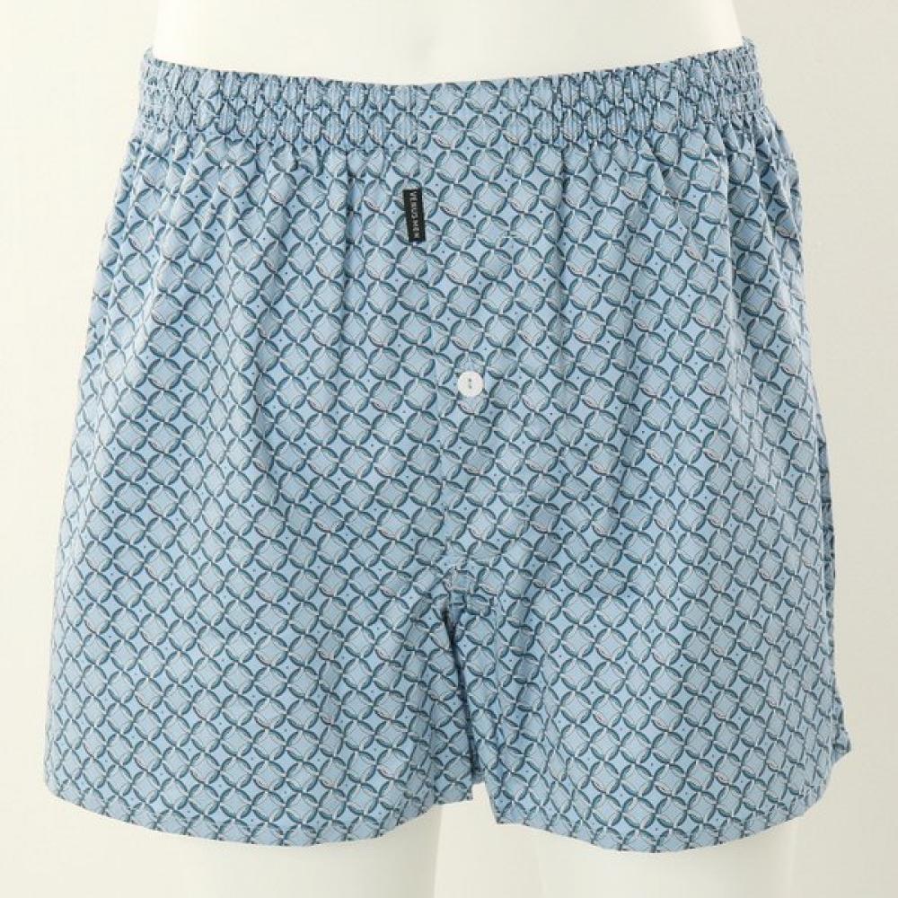 Venus Men S Comfortable Fit 100  Cotton Geometric Print Magic Trunk Panty Vmp196