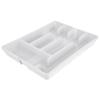 White Expandable Cutlery Tray 27.5-44cm