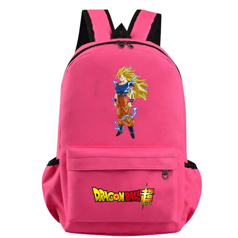 Anime Dragon Ball Printed Boy Girl Schoolbag Student Boy Girl Schoolbag Unisex Bagpack Children Teenager Cartoon Bagpack Waterproof School Bag Mochila