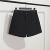 Black Suit Shorts Women's Black Summer Thin Year New Loose High Waist a Word Casual Wide Leg Hot Pants