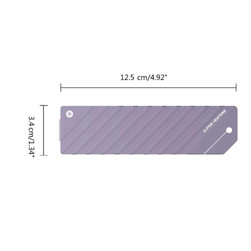 M.2 SSD Heatsinks, NVMENGFF Cooling Aluminum Cooling Radiators withThermal SiliconePad for Slim PCIE 2280 SSD
