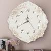 European  Wall Clock Silent Battery Operated Clock for Home Living Room Bar Hotel Decor Mute Wall Clock Non‑Ticking Clock