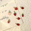 Summer On The New National Tide Does Not Fade Niche Dripping Oil Colored Strawberry Necklace Accessories Diy Design Pendant Women