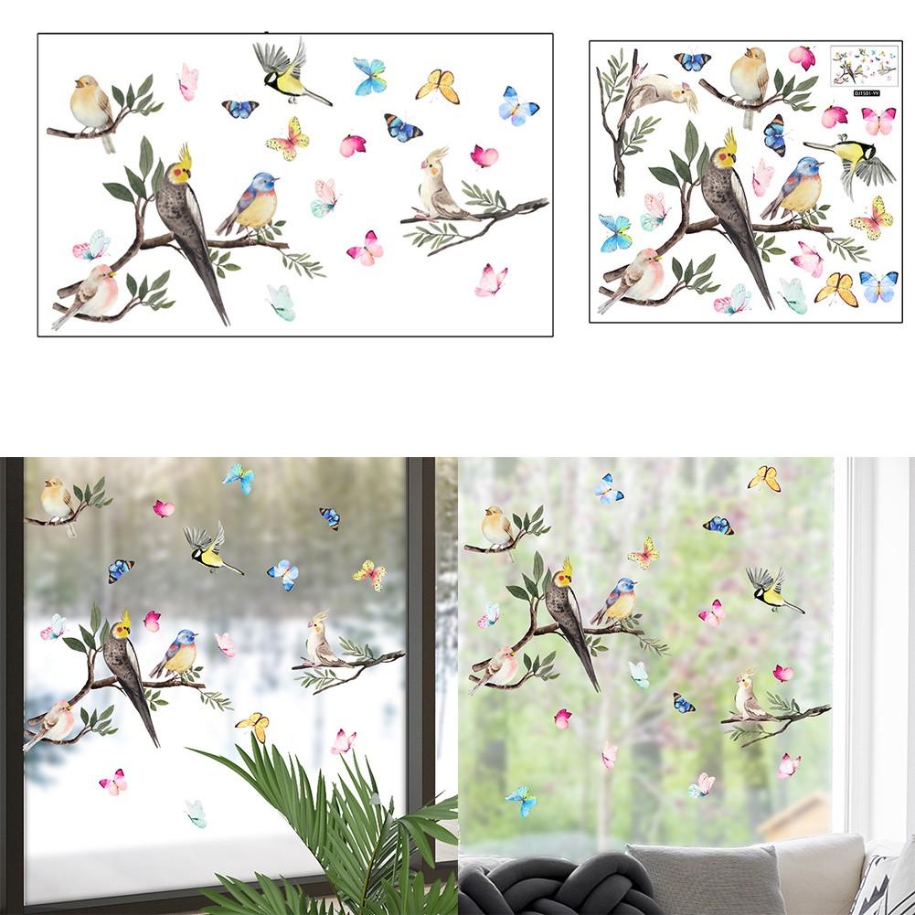 Birds Stickers Decals Privacy Bedroom Ceramic Tile Decor