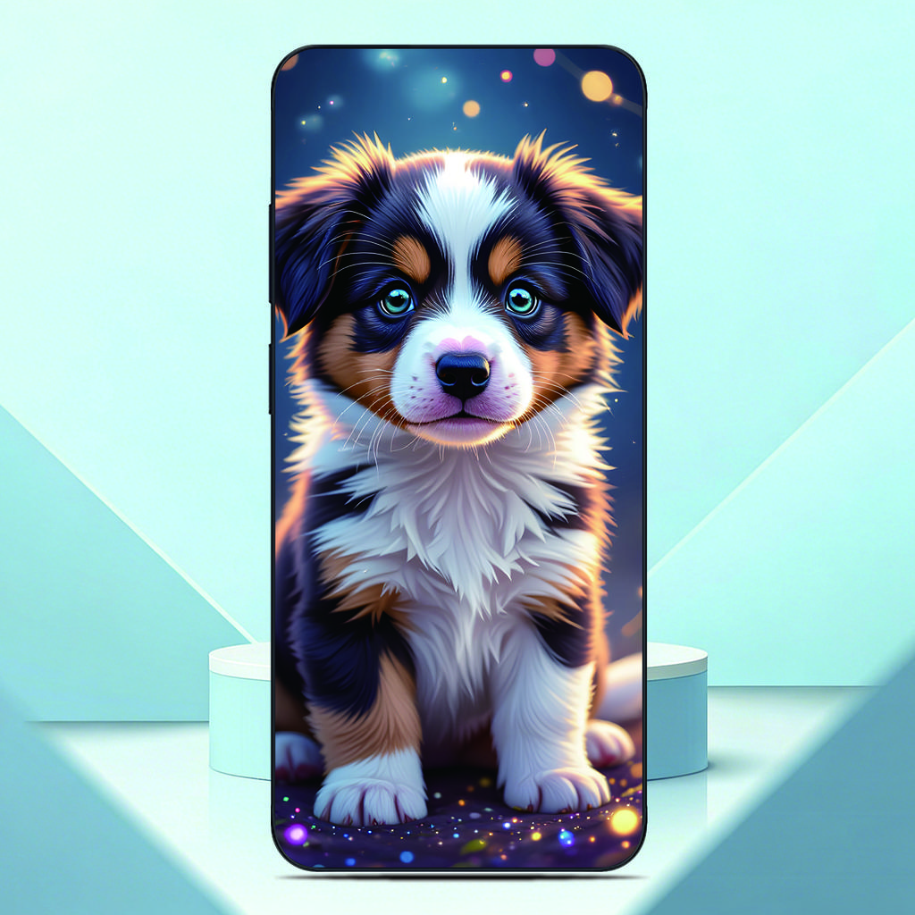 Animal Dog Puppy Phone Case For Motorola Moto G54 5G Painted Back Cover For Moto G54 Power G64 TPU Soft Fundas Customized Photo