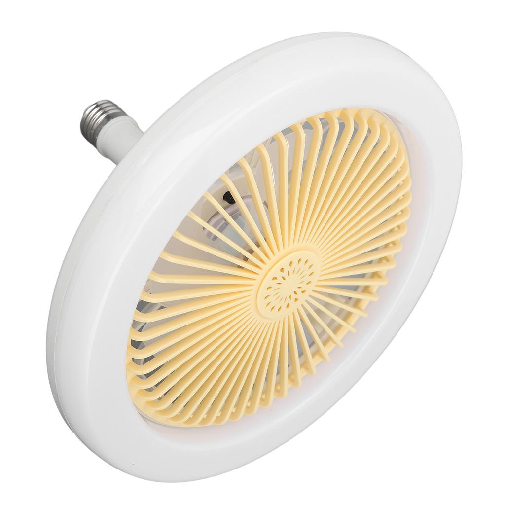 30W Light Fan 9.8in Small Aromatherapy Noiseless Ceiling Fan Light E27 LED Fan Light 86‑265V