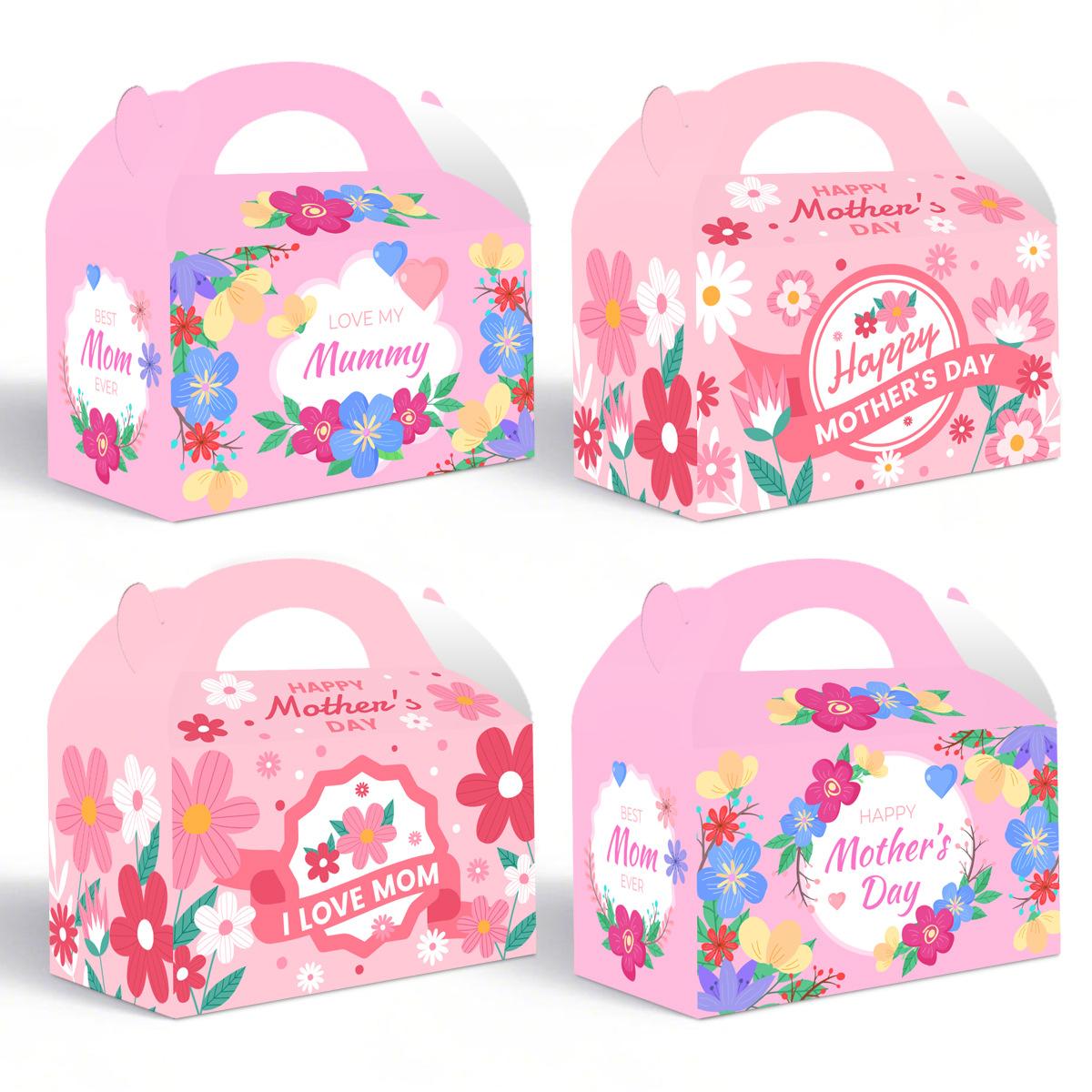 

Mother S Day Party Decoration Mother S Day Snacks Candy Handheld Box Gift Box Mother S Day Gift Carton
