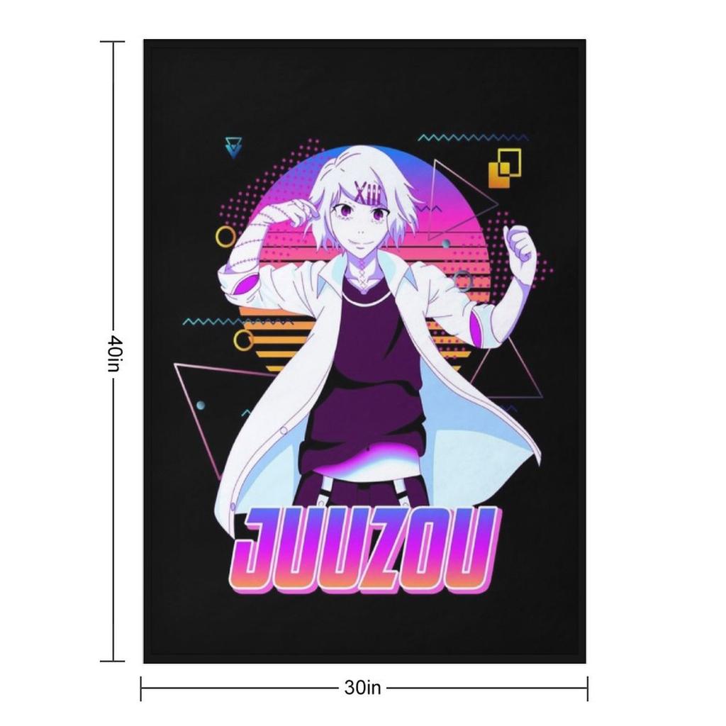 Juuzou Suzuya - Retro Art Throw Blanket Decorative Beds Manga Quilt Valentine Gift Ideas Blankets