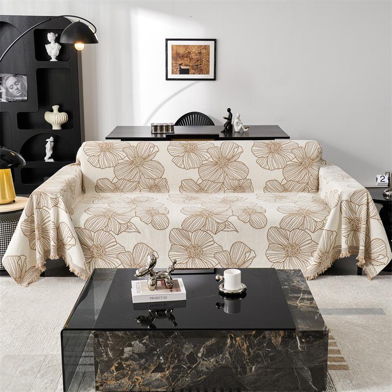Chenier Premium Style Light Luxury Sofa Cover Towel Universal In All Seasons, Anti-cat Scratch Sofa Blanket Full Cover Cloth Towel One Piece