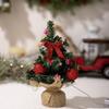 with LED Light Desktop Tree Ornaments Mini Merry Christmas Decorations  Home Xmas Decor