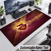 Custom Name Text Mouse Pad AS Roma FC Personalized Desk Pad For Work And Gaming