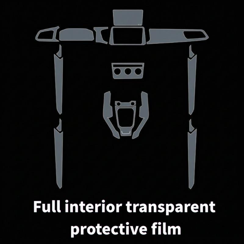 For 2026 Models Volkswagen T-ROC Car Accessories Dashboard Multimedia Navigation Transparent Anti-Scratch Protection Film