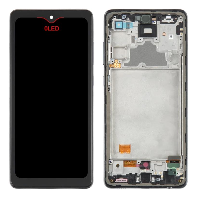 Oled Display Screen+frame Compatible Samsung A72 4g A725
