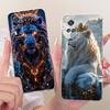 For Vivo Y51 V2030 V2031 Y51A Y31 Y33 Y53s 4G Cool Dragon Tiger Pattern Phone Case For Vivo Y51 2020 Soft Silicone TPU Cases