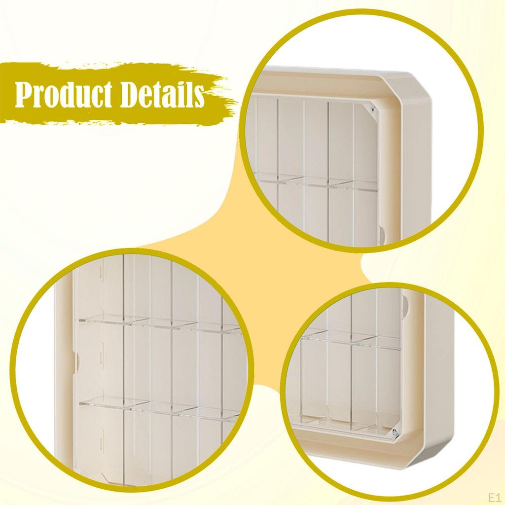 Figure Display Case Organizer Box Stand Desktop Gift Household Showcase Storage Cabinet for Mini