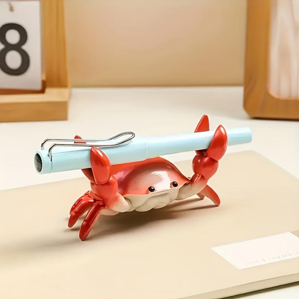 3-in-1 Crab Design Desk Organizer, Multi-Functional Phone Stand, Pen Holder & Glasses Rest