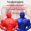XSZ Silicone Human-Shaped Boxing Dummy: Adult Professional Freestanding Rubber Sandbag for Taekwondo and Sanda Training.