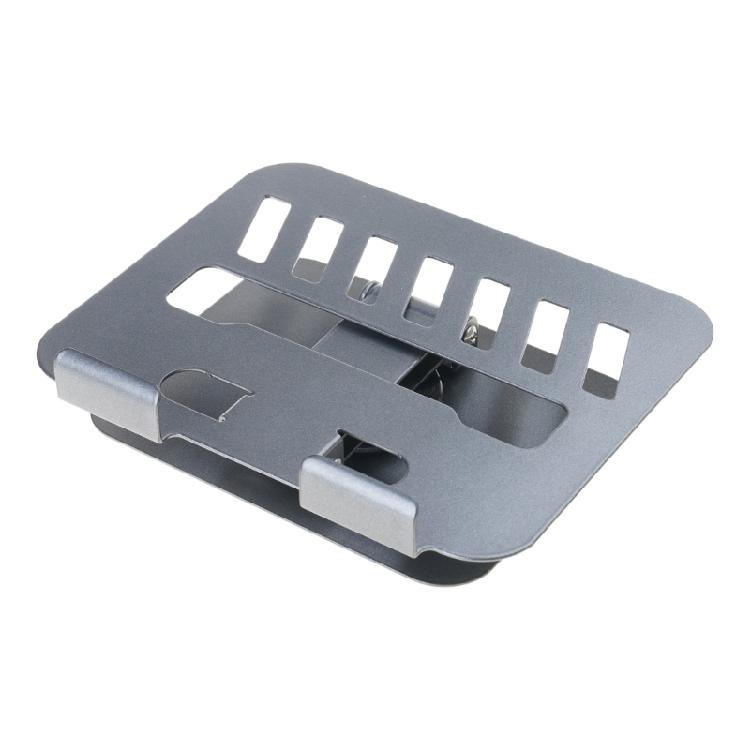 Portable Laptop Stand With Hollowed Out Structure For Better Heat Dissipation Height Adjustment Rod Lifting Accessory