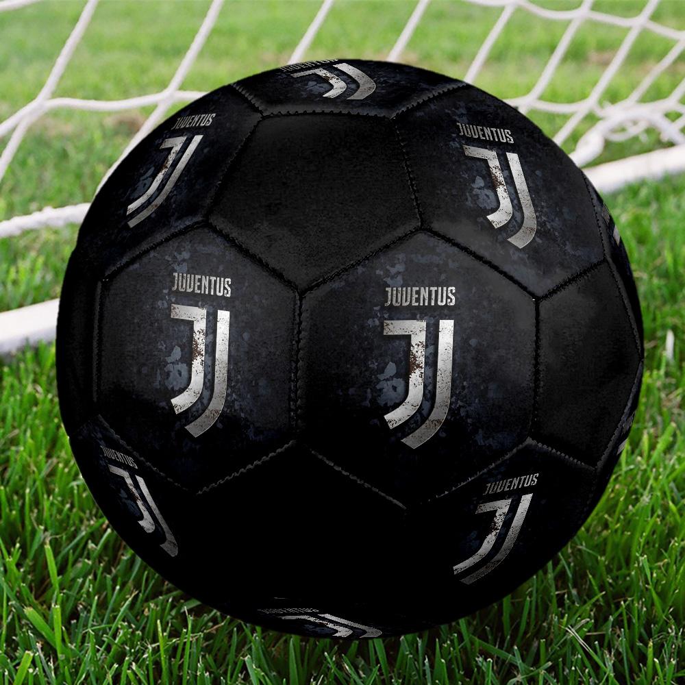 Juventus F.C Soccer Ball Colorful All Ages Machine Stitched PVC Competition Ready Durable High-Bounce.SIZE5