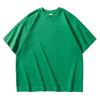 AG 300g Oversized Casual Drop Shoulder Heavyweight Custom Logo Short Sleeve Crew Neck Solid T-shirt