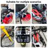Bicycles Lock, Multifunction Adjustable Bicycles Lock Zips Tie Lock Bikes Luggage Scooter Lockers with 3 Digit Passwords