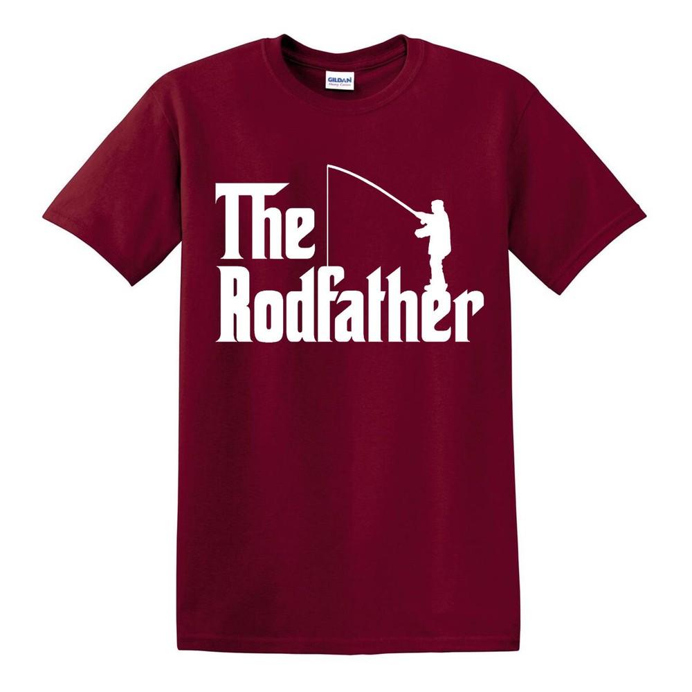 The Rodfather TShirtFunny Fishing FisherUnisex Fish Fun Party Joke crap Top Tee