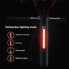 LED Safety Lights Type C Rechargeable Bicycle Tail Light Multi Light Modes Bicycle Rear Light Creative for All Bicycles