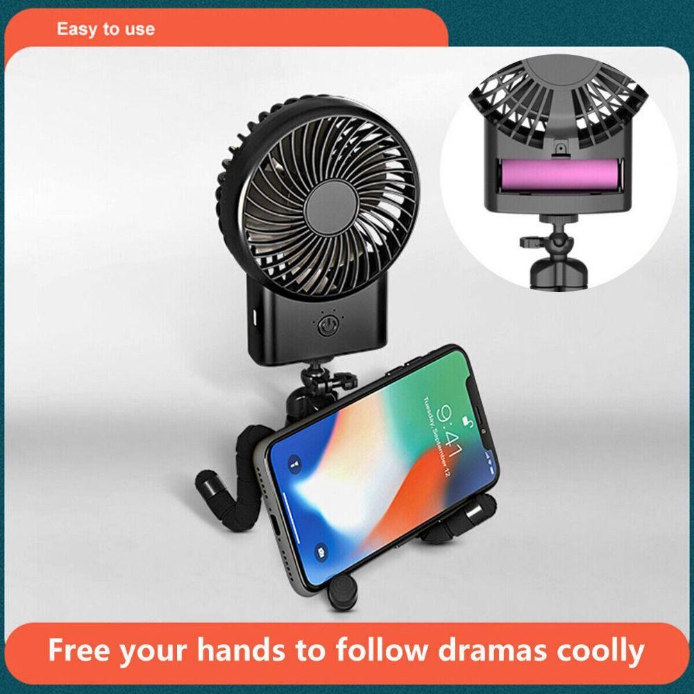 

Портативная портативная USB-аккумуляторная детская кроватка Octopus Вентилятор Коляска Вентилятор Зажим Настольные вентиляторы