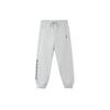 Li Ning Elastic Cuff Fleece Lined Thermal Loose Fit Casual Knitted Sweatpants Men's Gray AKLT609-2