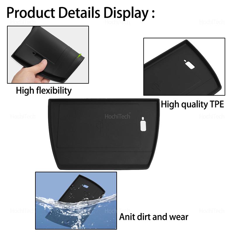 New Wireless Charging Silicone Pad for Subaru Forester 2025 Central Control Charger Protector Cover Anti-Slip Mat