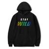 Ben Azelart Stay Wild Vintage 90er Hoodie Männer und Frauen Harajuku Hip-Hop Sweatshirt Frühling und Herbst Sport Pullover Oberbekleidung