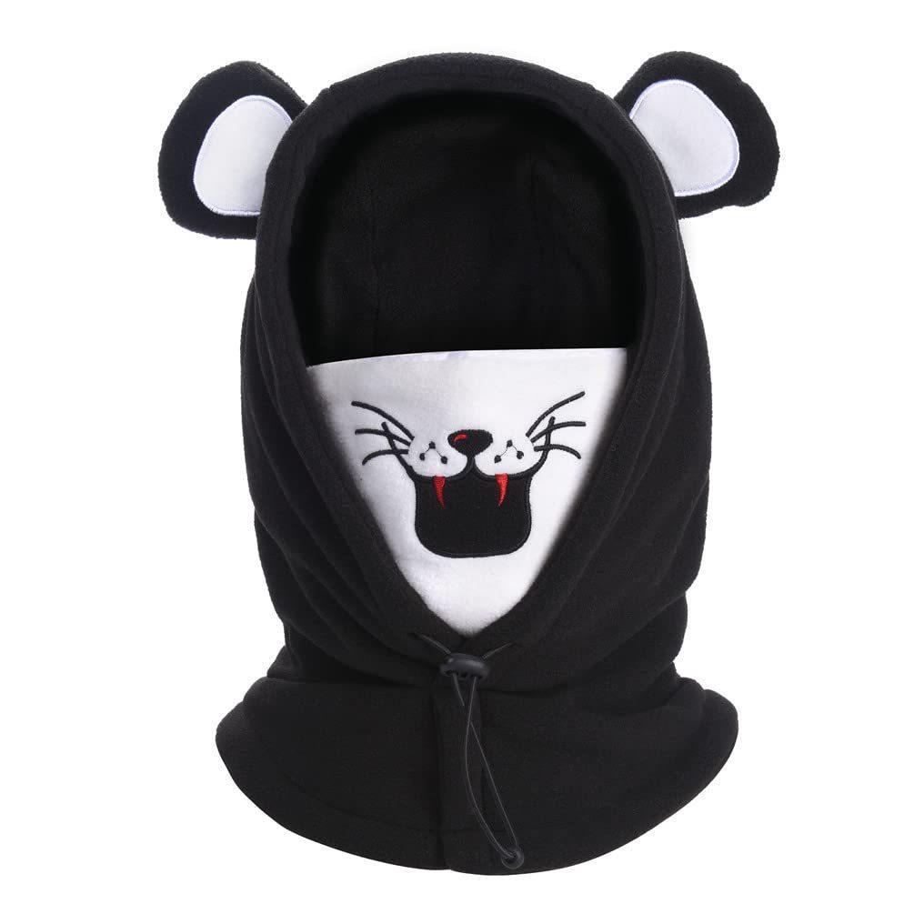 Kinder Winter Warme Radmütze Sturmhaube Mütze Pullover Mütze Verdickte Fleece Kältefeste Mütze