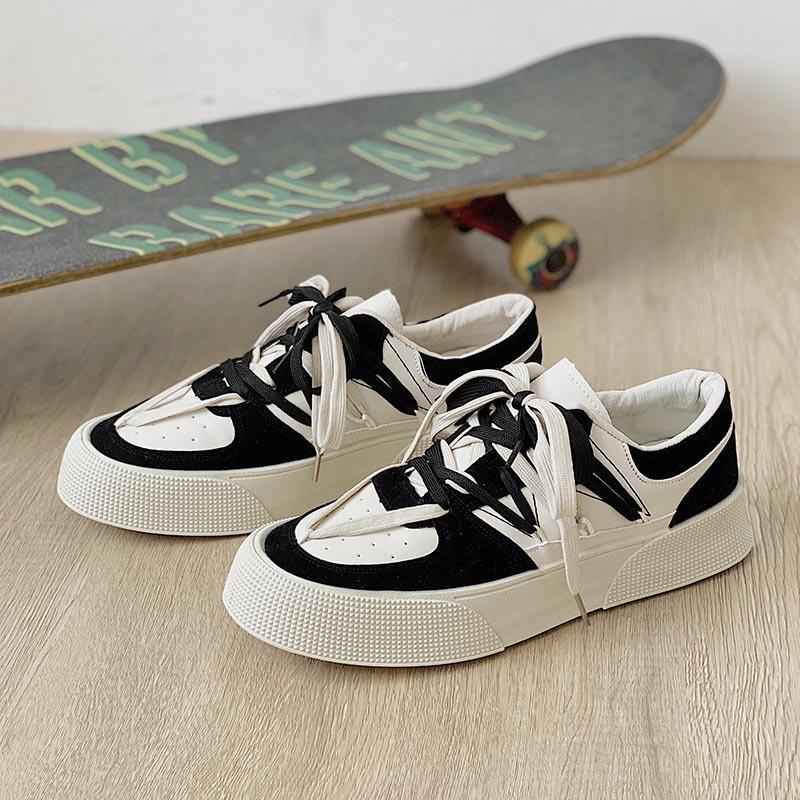 

Niche 2025 new board shoes big head INS leisure sports Mori Harajuku ulzzang men s shoes high quality skateboard 39