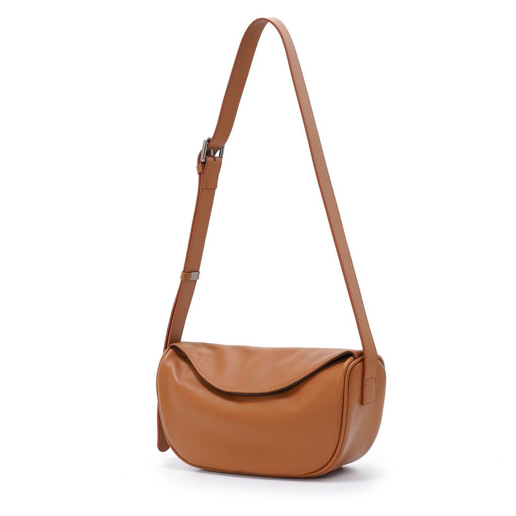 Top-Selling Women's Retro Genuine Leather Shoulder Bag - Casual, High-End Commute Crossbody Style