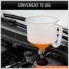 A25F-Universal Vehicle 15Pcs Car Accessories Pour Oil Tool Spill Proof Coolant Filling Kit Plastic Funnel Spout