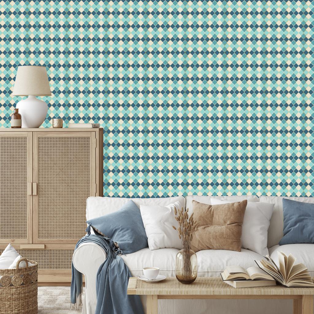 Moroccan wall and mosaic wallpaper for living room and bedroom 50x1000