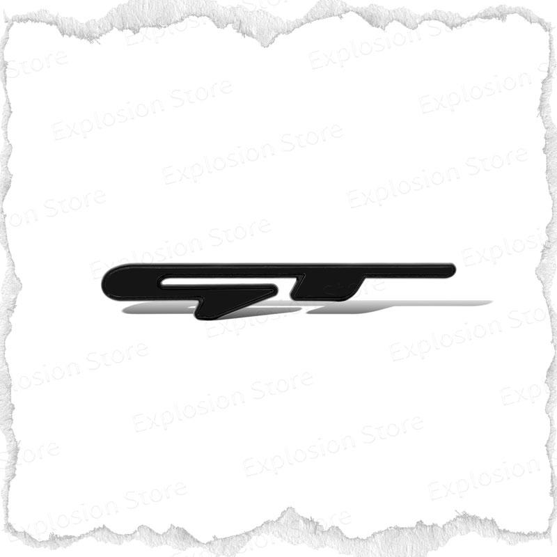 GT GT Line Logo Car Decor Metal Sticker Car Head Grill Emblem Rear Trunk Badge Decals For RCZ For Kia Sportage Rio K3 K5