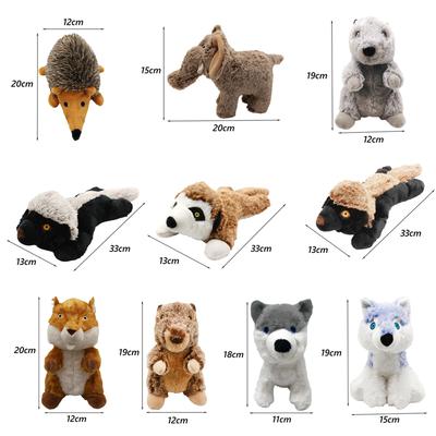 Plush Non Toxic Dog Chew Toys Clean Teeth Pet Toy for Small Medium Dogs Squeak Honey Badger Pug Puppy Mascotas Accessories Stuff