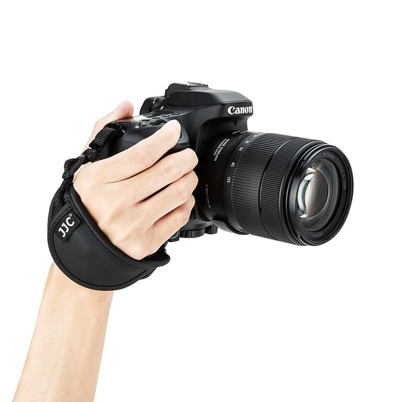 JJC Camera Strap Hand Strap for Hand Adjustable Black DSLR/Mirrorless Cameras, Grip, Belt, JJC-HS-A