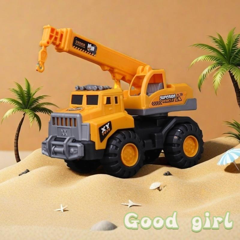 New.1Pc Simulation Vehicle Big Toy City Car Concrete Mixer Truck Fire Role Play Boy Gift Construct Vehicle Sliding Bulldozer Toy