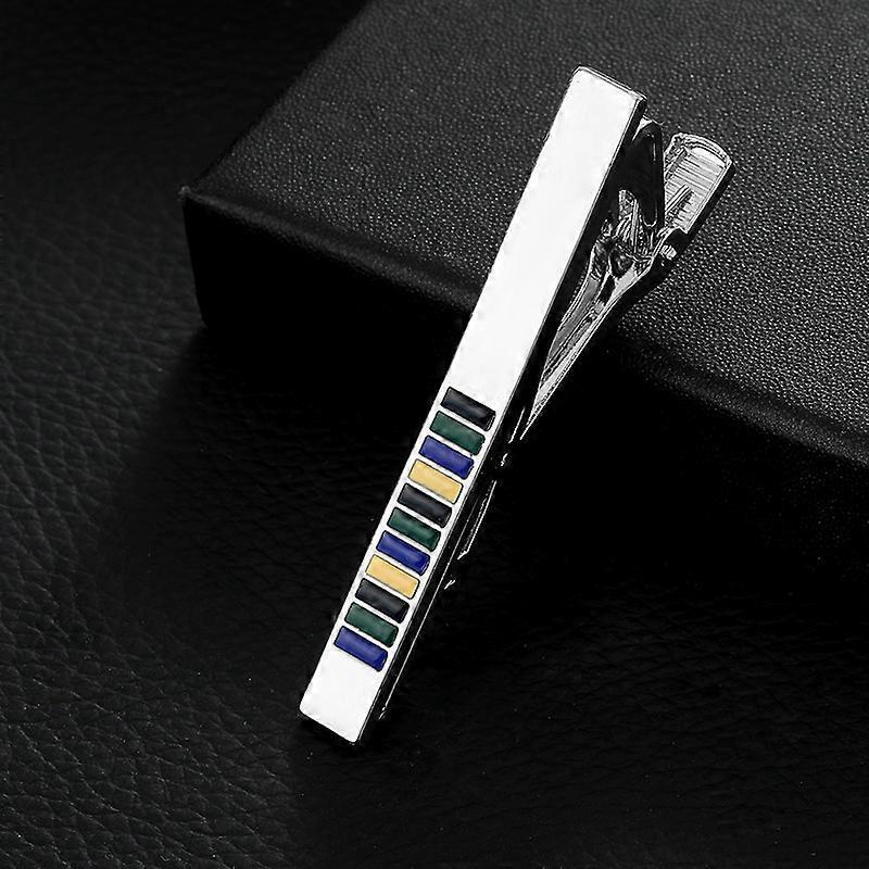 Fashionable and trendy men's diamond-encrusted alloy metal tie clip, business tie clip, accessory source T1067