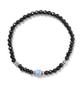 Polalita Black Blue Candy Point Bracelet (Plt-Br-054_Bk)