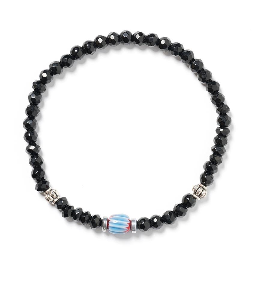 Polalita Black Blue Candy Point Bracelet (Plt-Br-054_Bk)